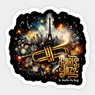 Paris Jazz | Jazz in the City of Lights | The Garden of Jazz,  Paris Sticker